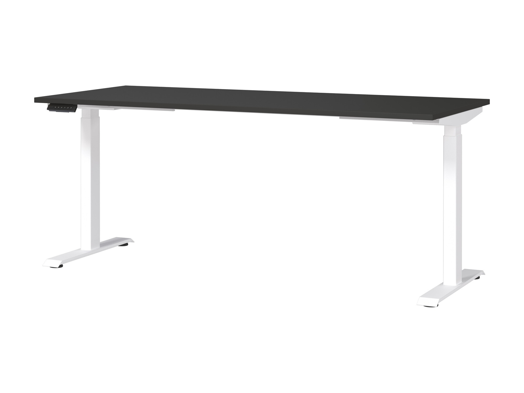 Escritorio de altura regulable Sacramento 418 (Grafito + Blanco)