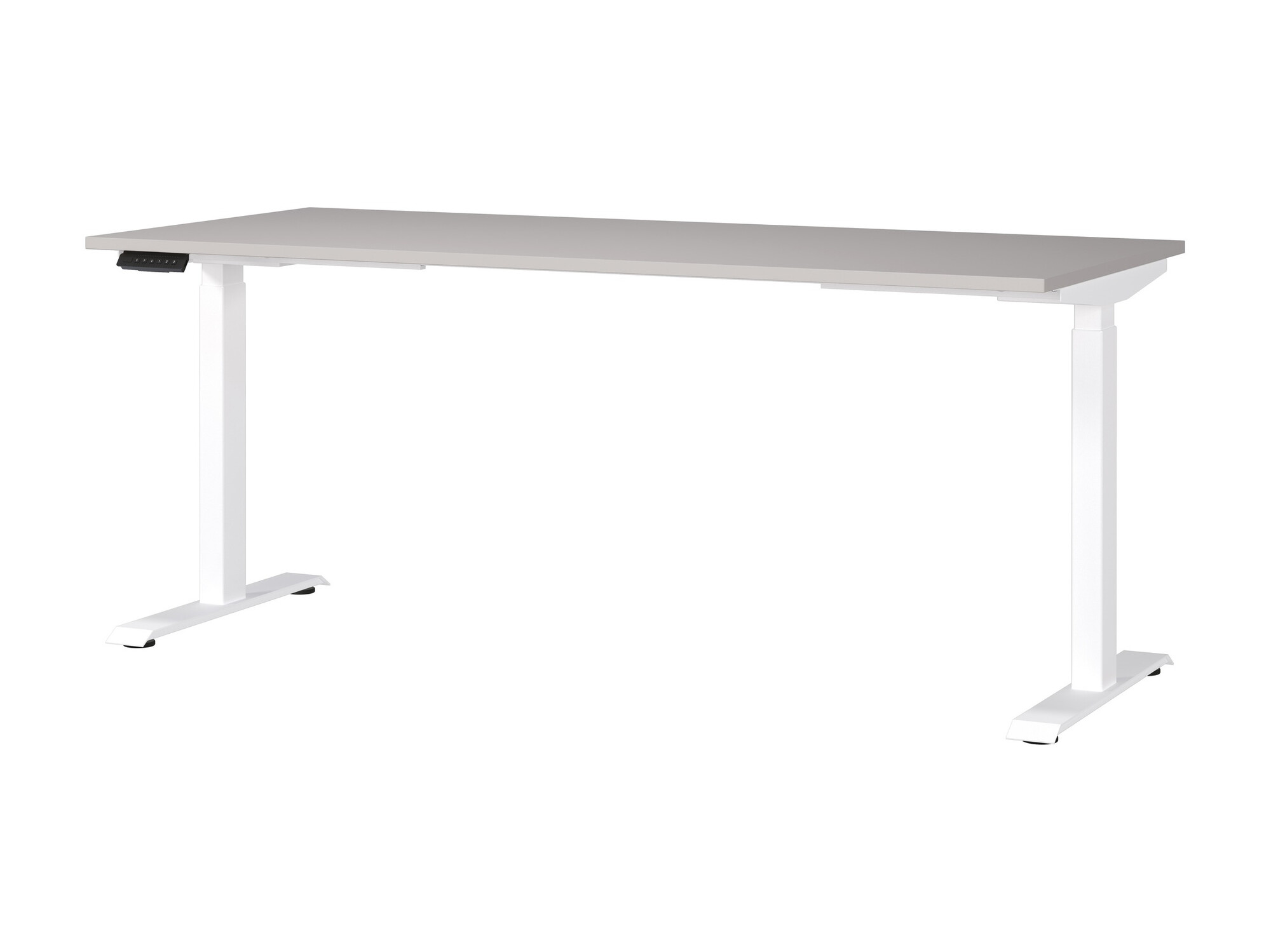 Escritorio de altura regulable Sacramento 418 (Gris + Blanco)