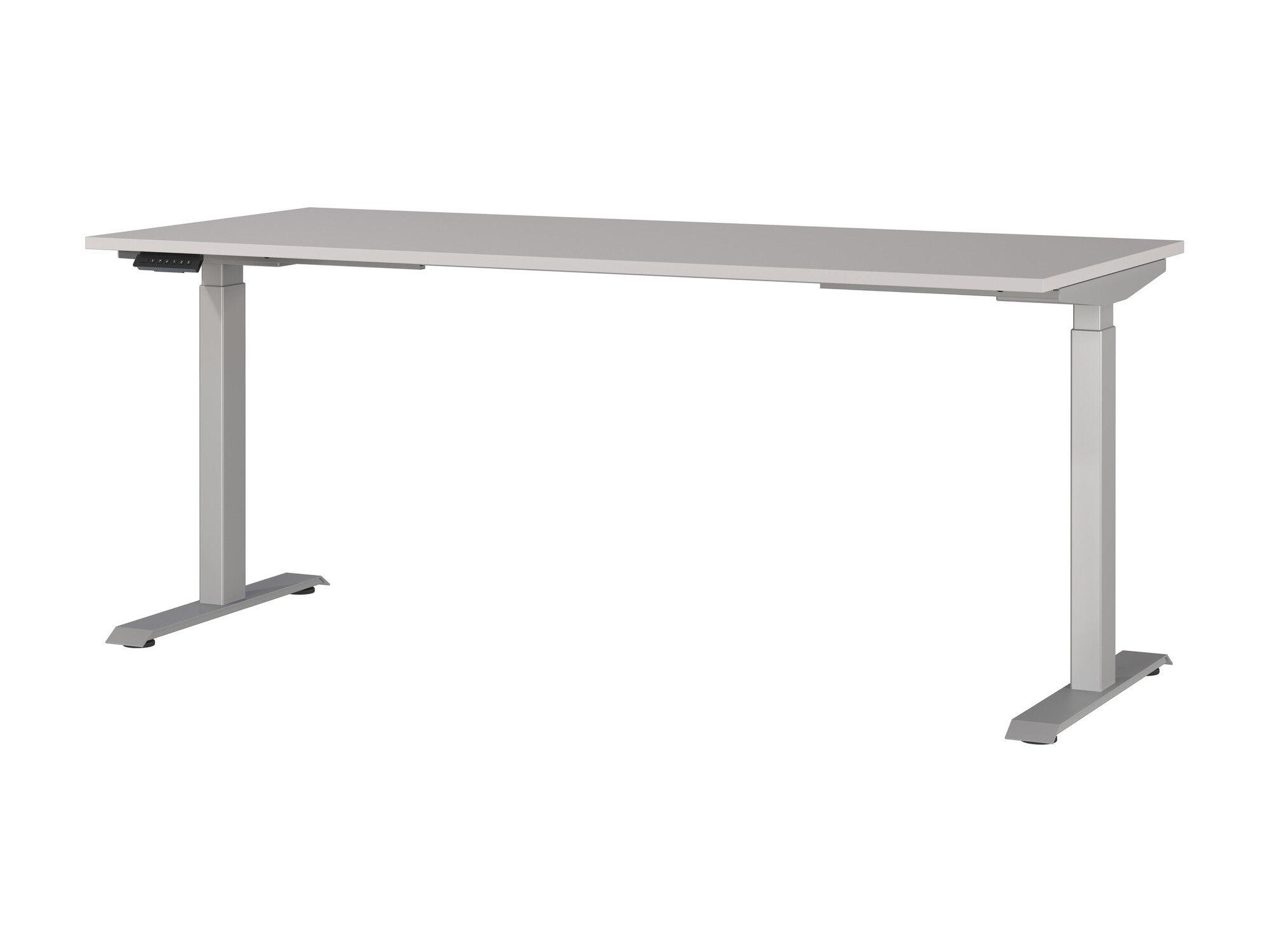 Escritorio de altura regulable Sacramento 418 (Gris + Plata)