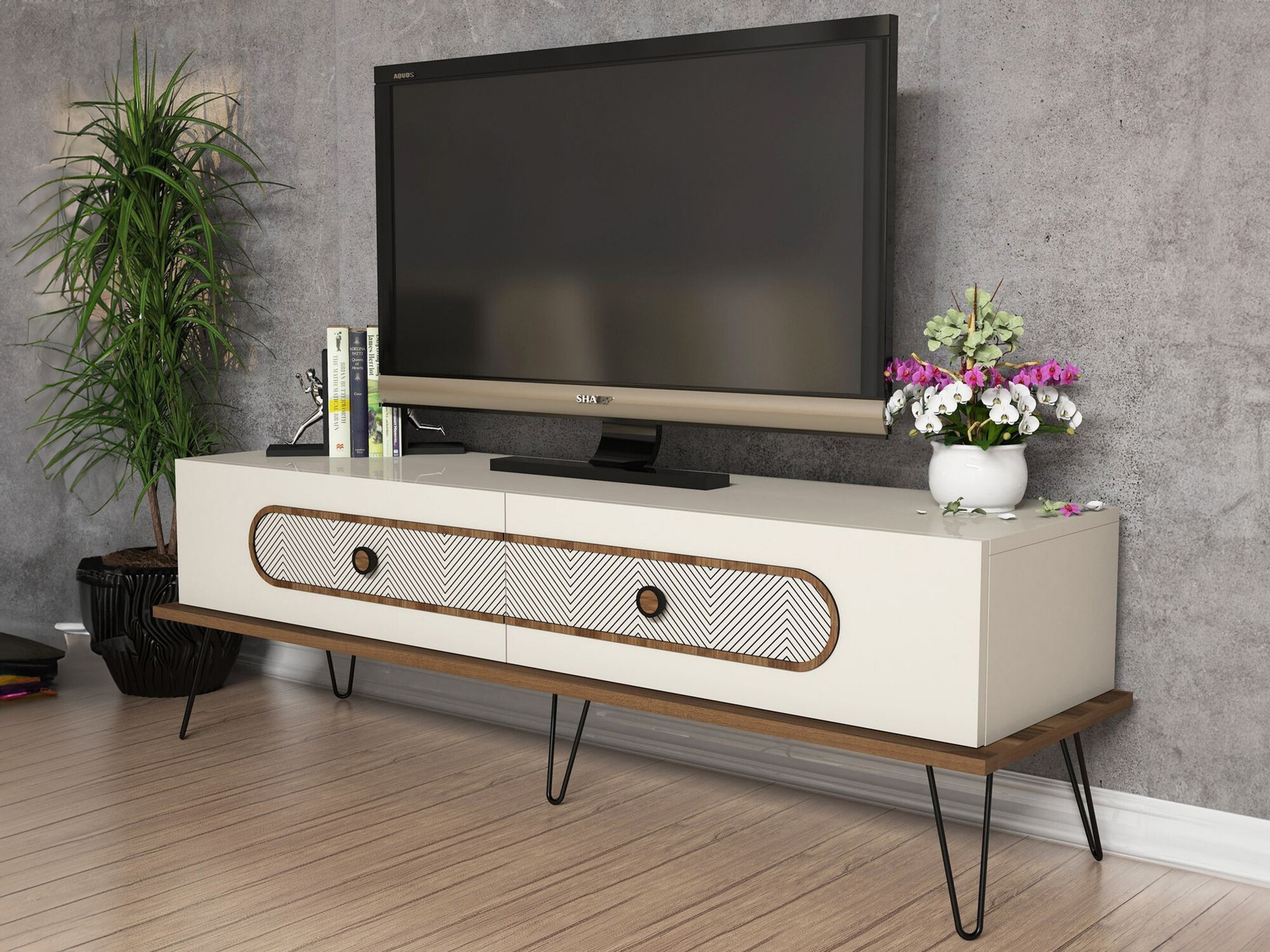 Mueble TV Kailua 1167 (Crema)