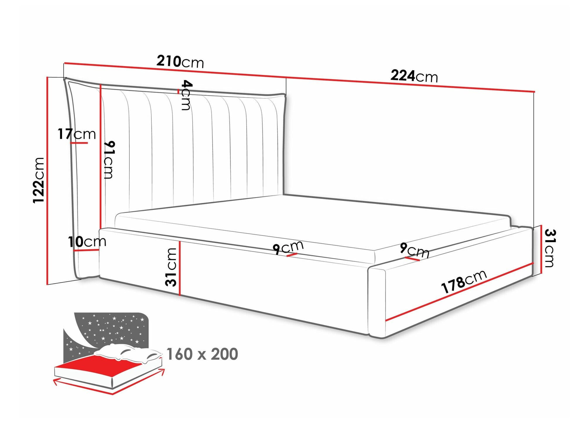 Cama Comfivo 382 (Paros 1)