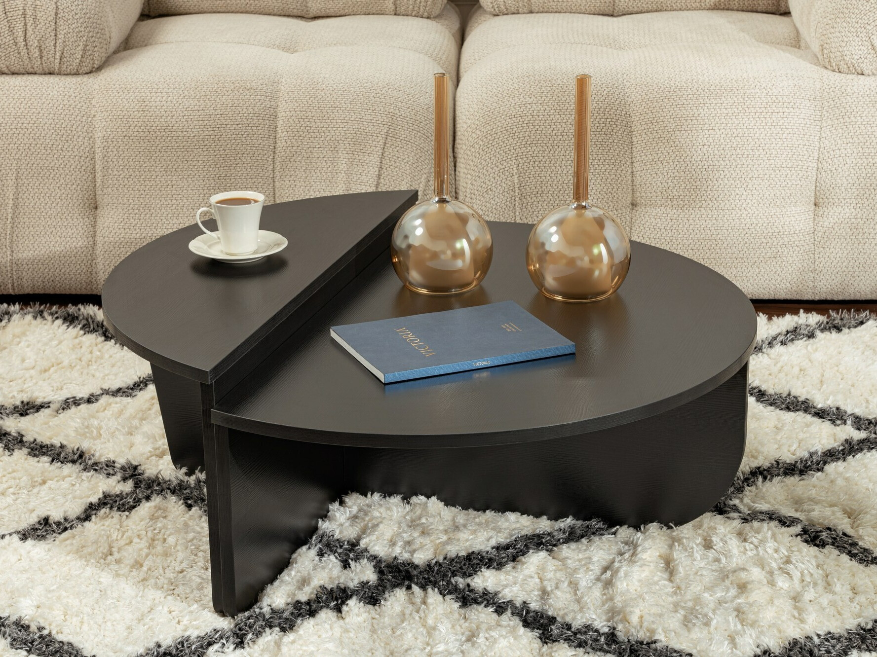 Conjunto mesa de centro Novato 100 (Negro)
