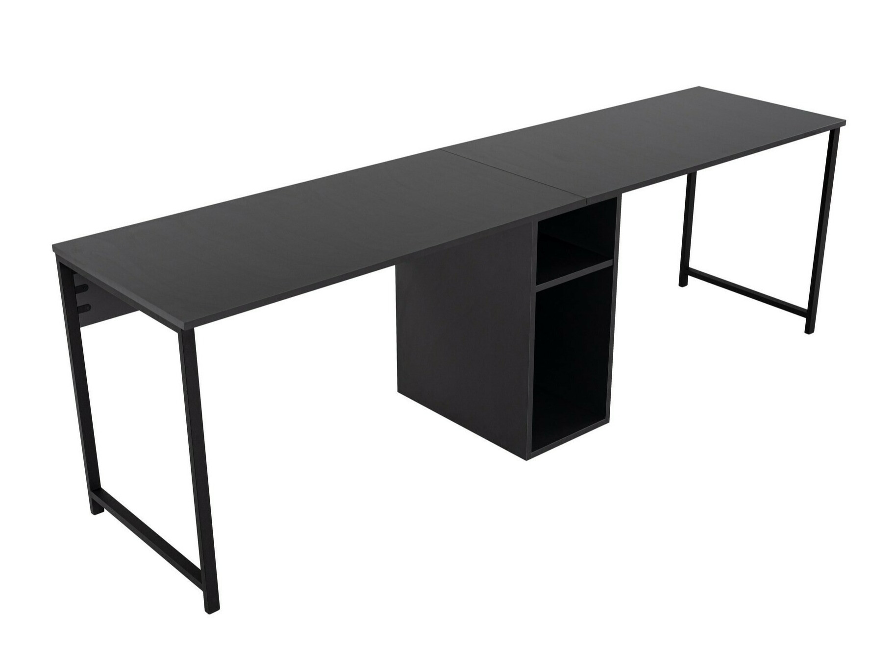 Mesa de oficina Novato 101 (Antracita + Negro)