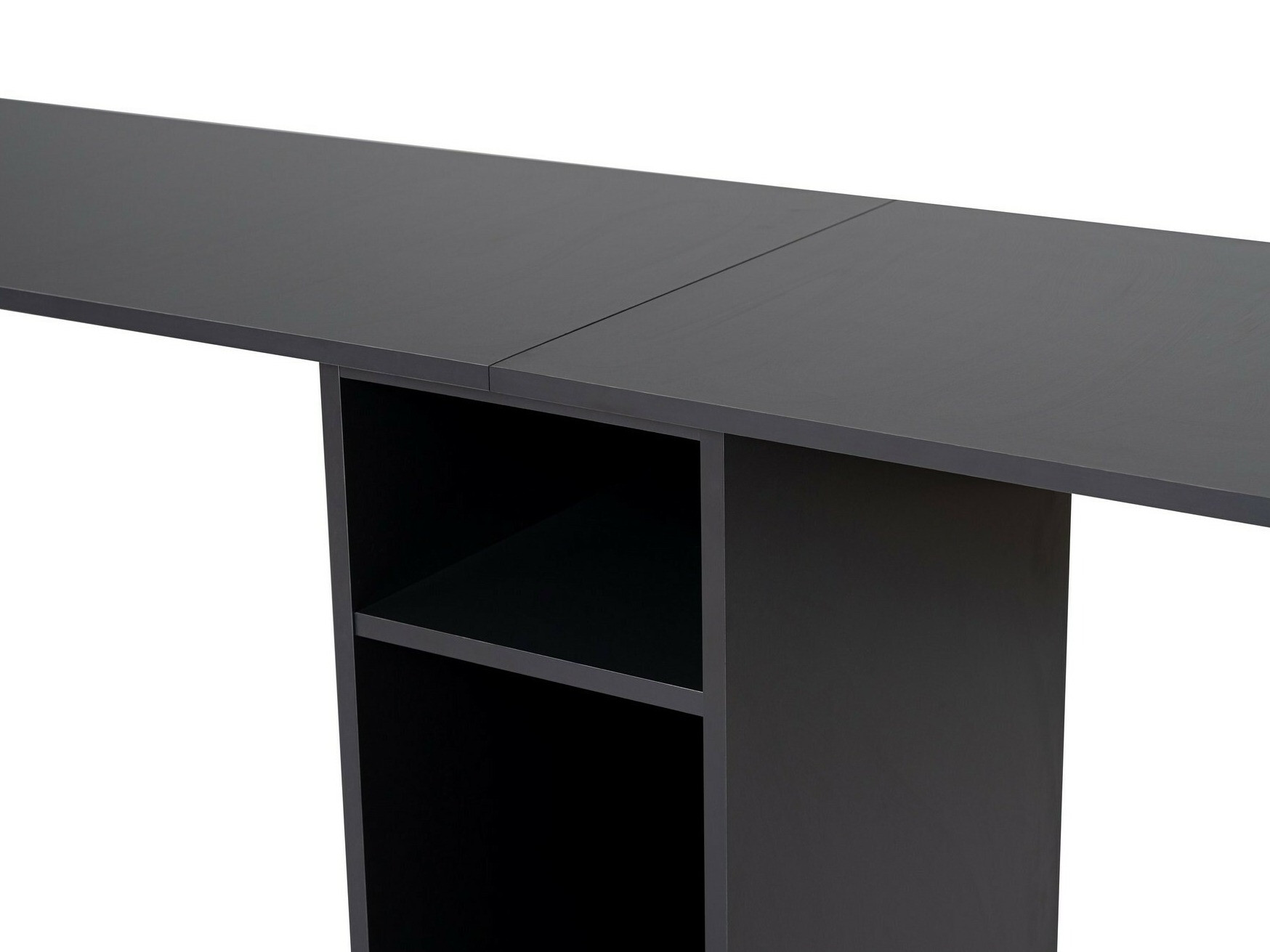 Mesa de oficina Novato 101 (Antracita + Negro)