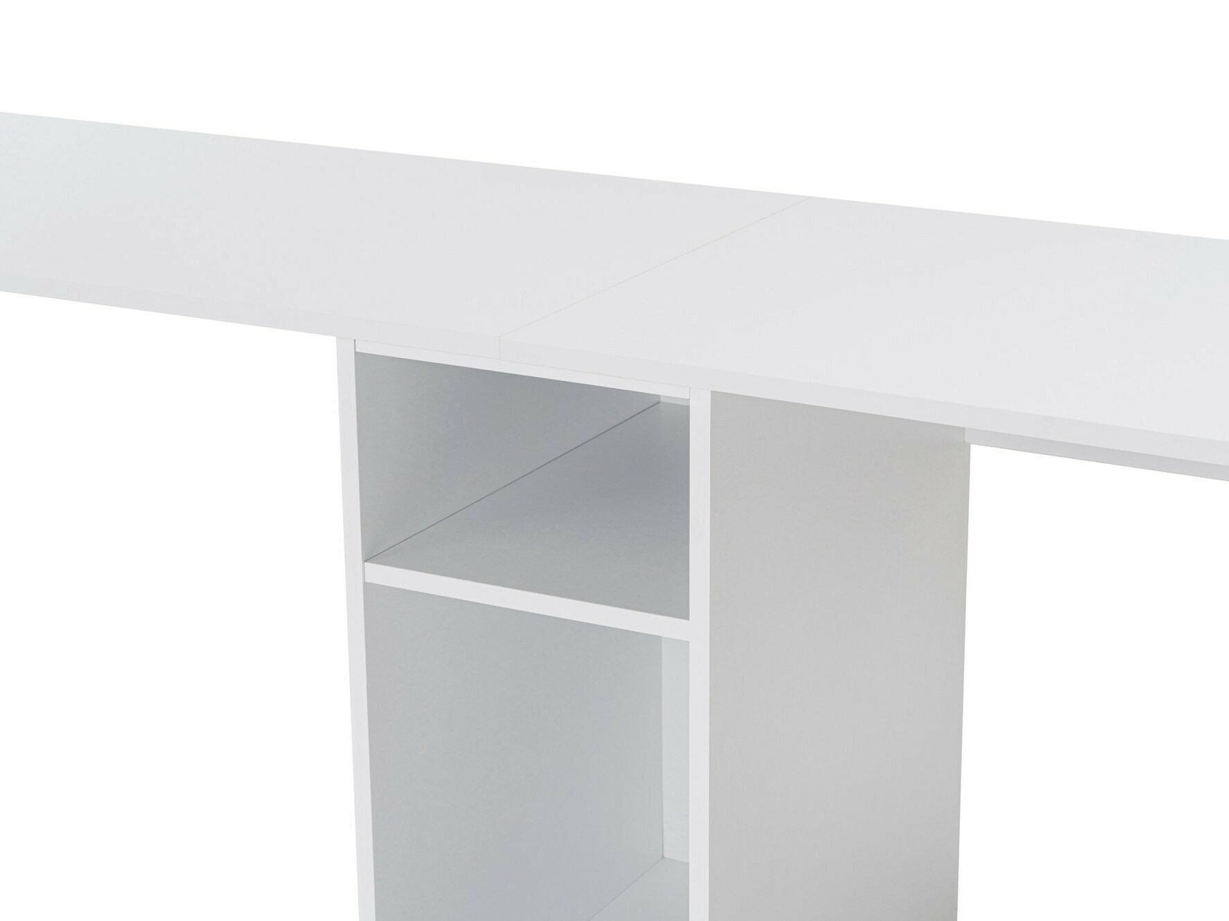 Mesa de oficina Novato 101 (Blanco + Dorado)
