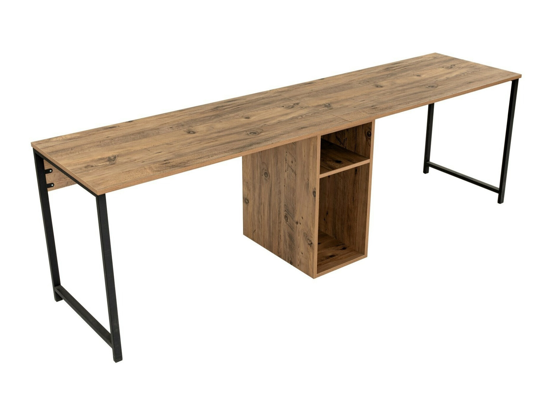 Mesa de oficina Novato 101 (Pino + Negro)