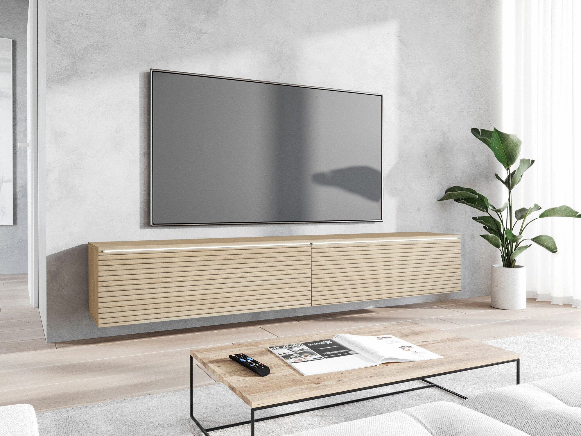 Mueble TV Sarasota 121 (Roble)