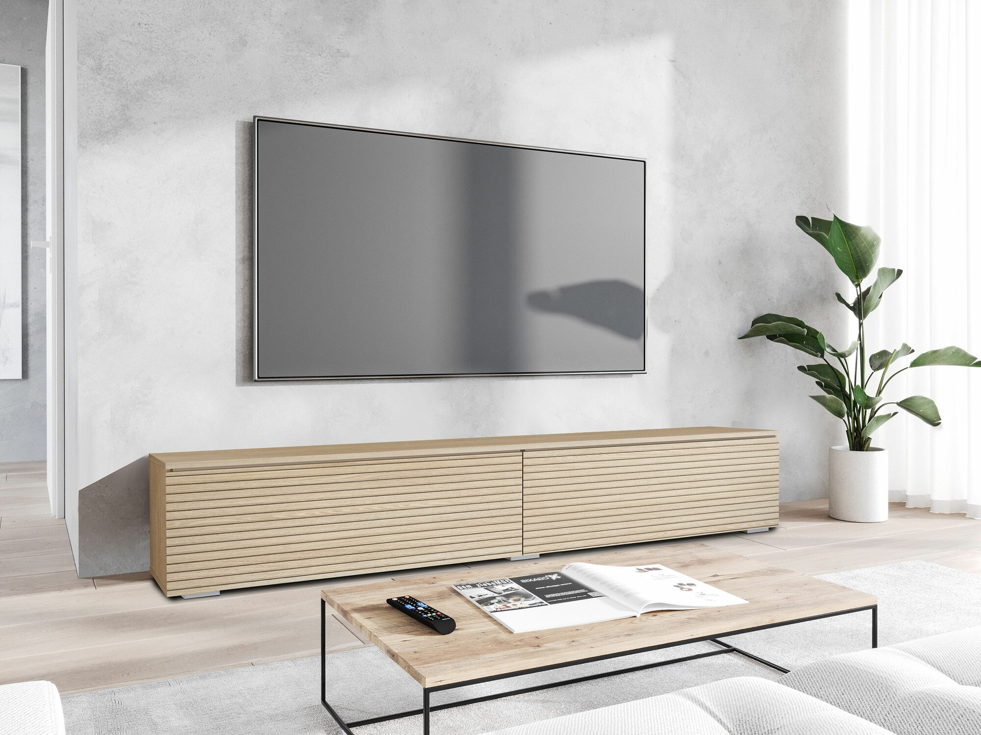 Mueble TV Sarasota 121 (Roble)