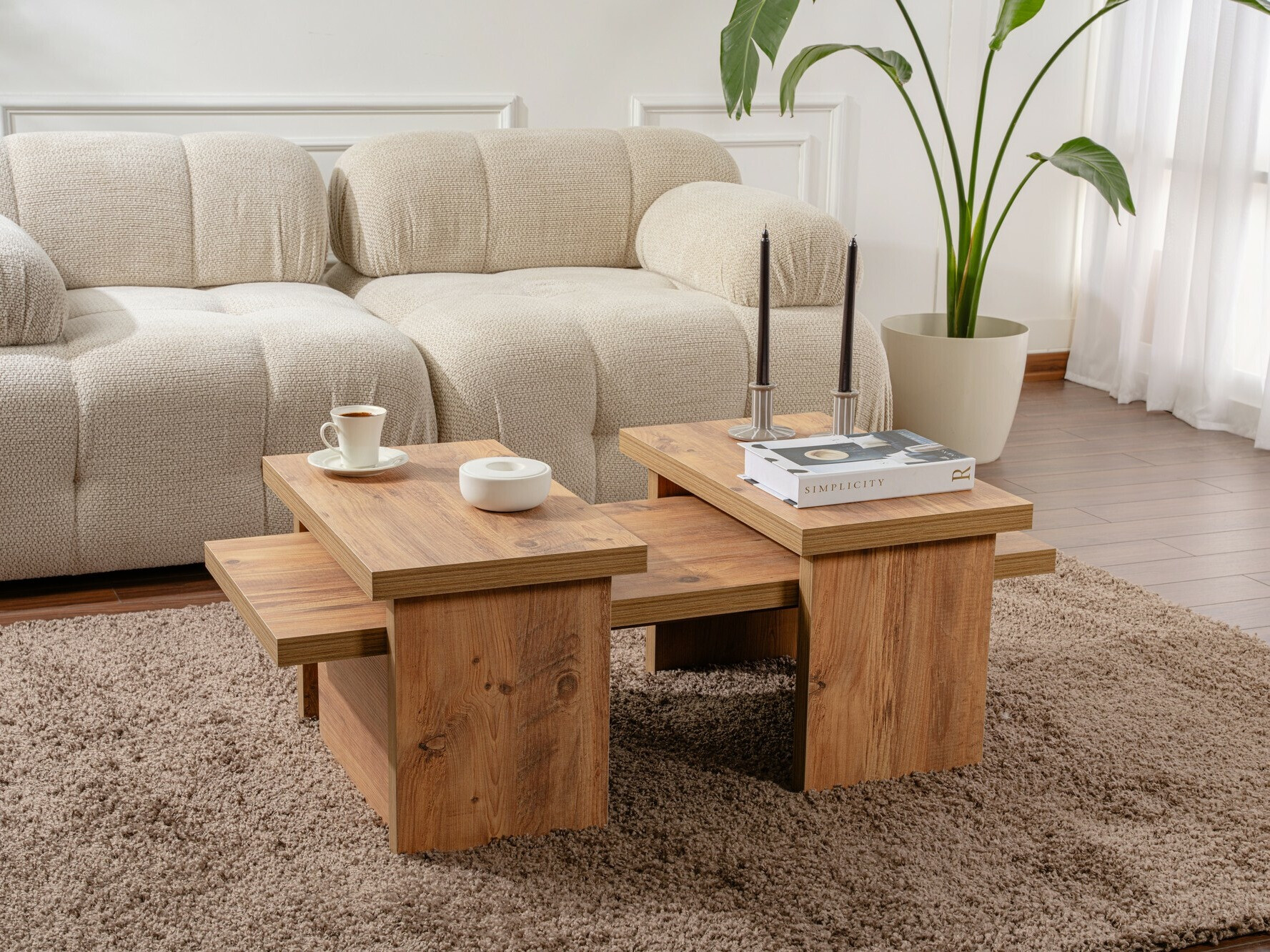 Mesa de centro Novato 103 (Pino)