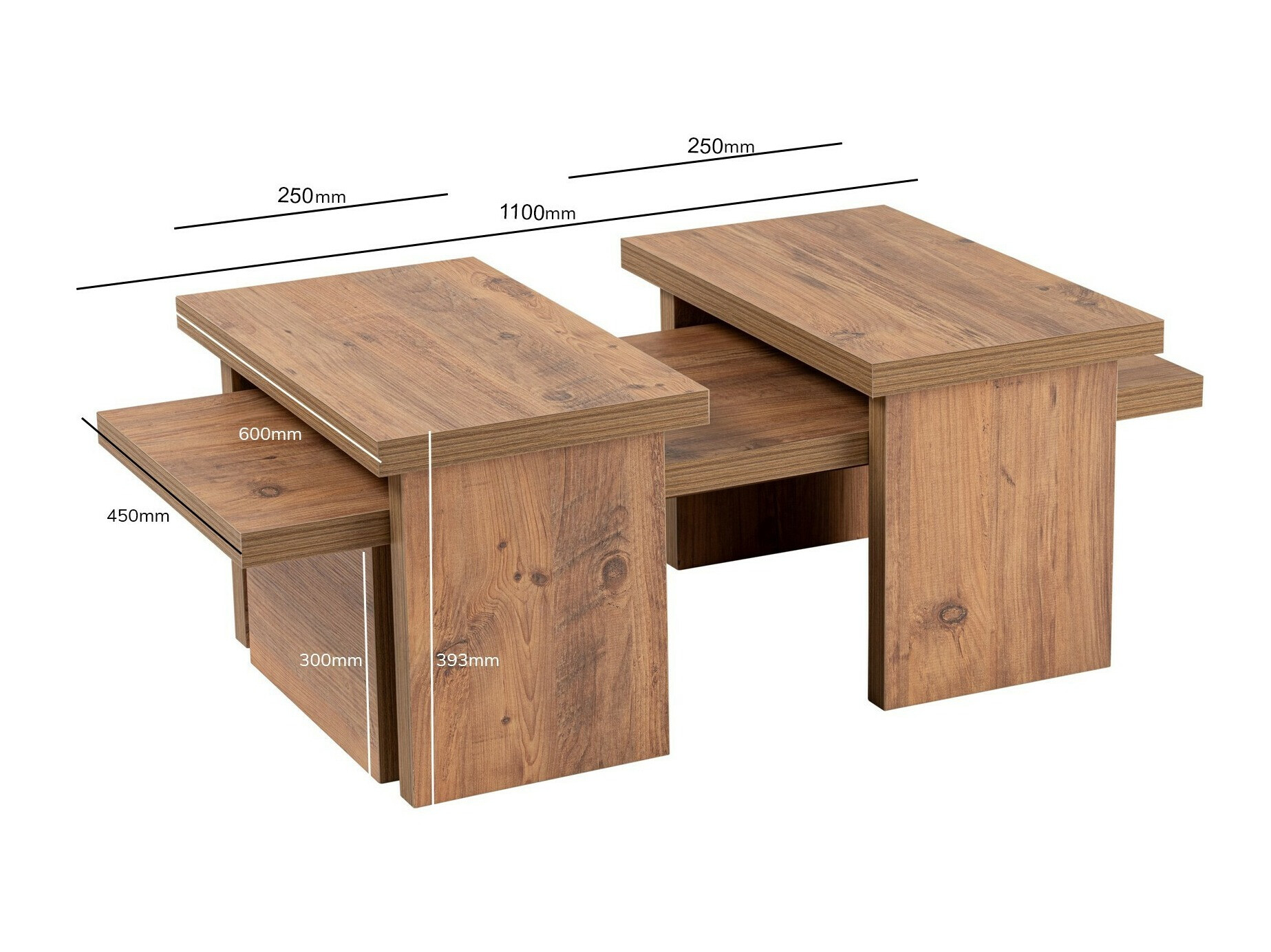 Mesa de centro Novato 103 (Pino)