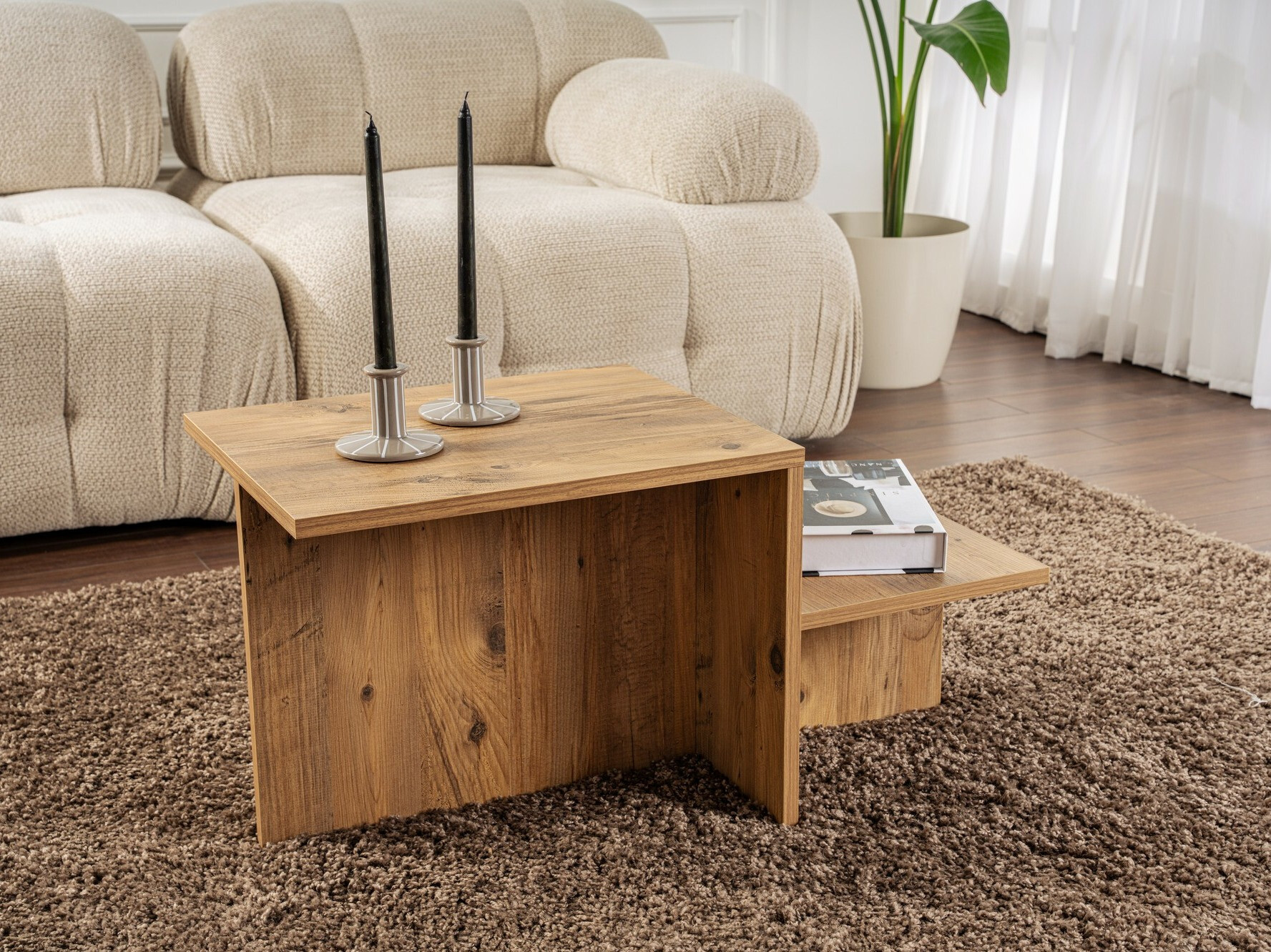 Mesa de centro Novato 104 (Pino)