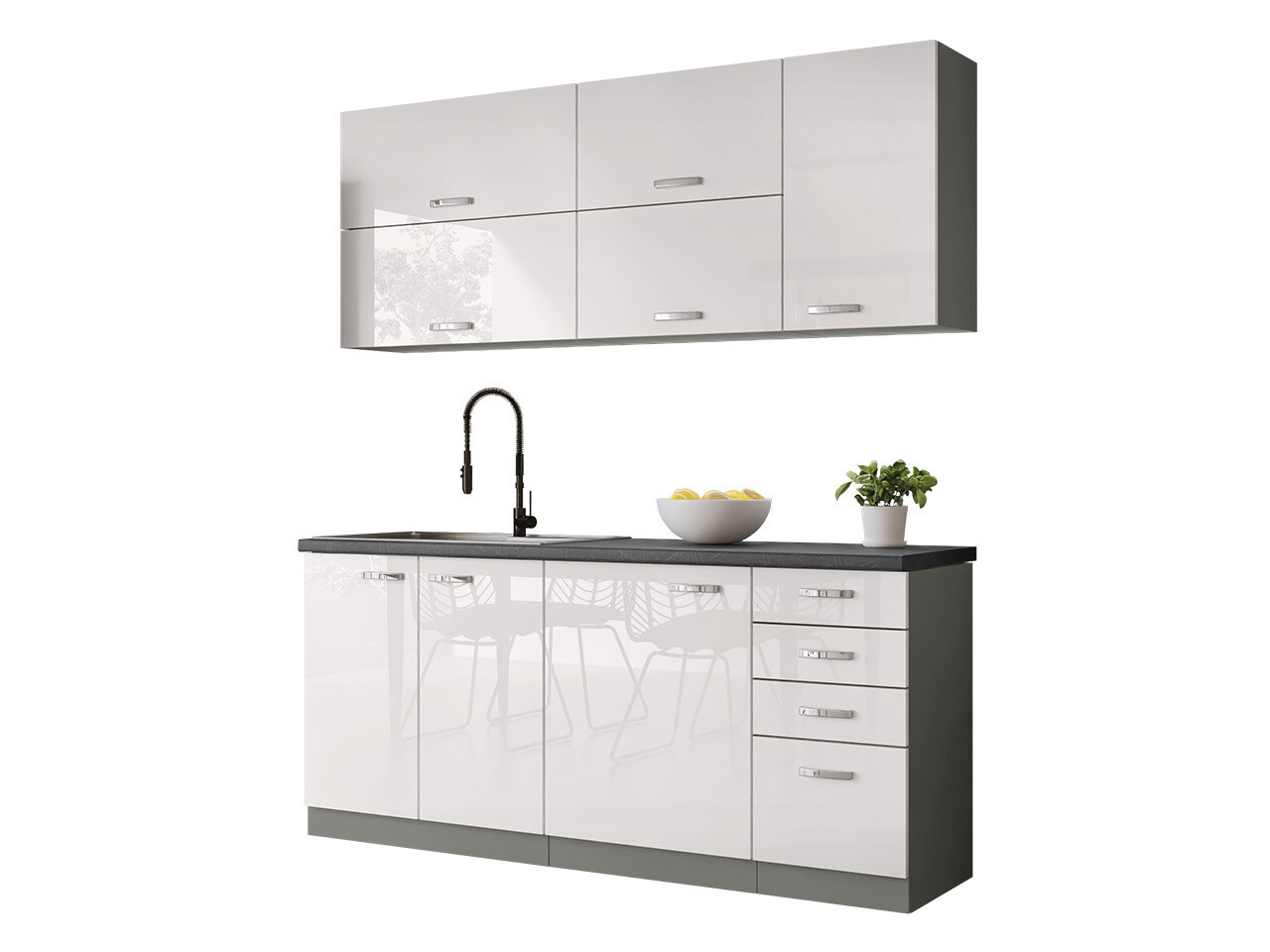 Conjunto de cocina modular Multi White 124