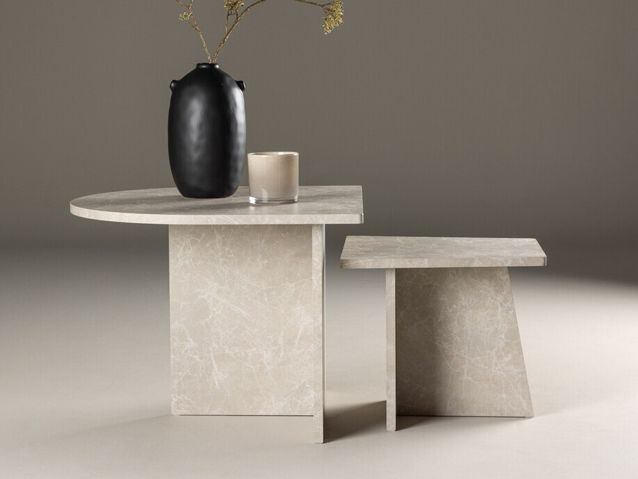 Conjunto mesa de centro Dallas 4880 (Beige)