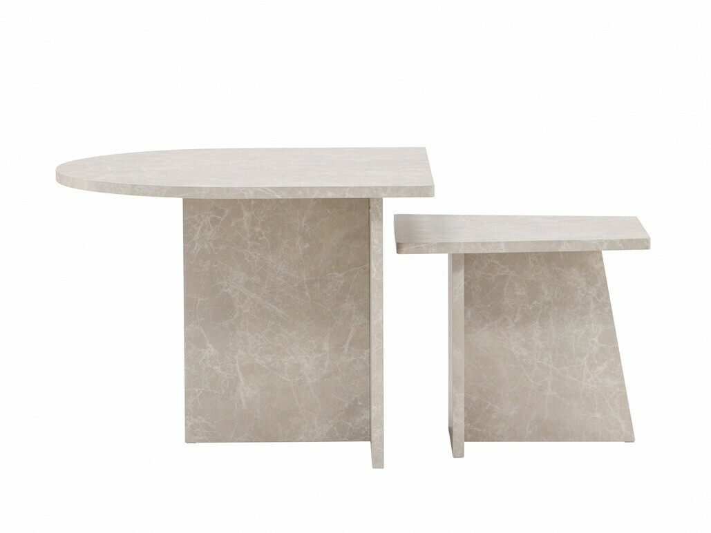 Conjunto mesa de centro Dallas 4880 (Beige)