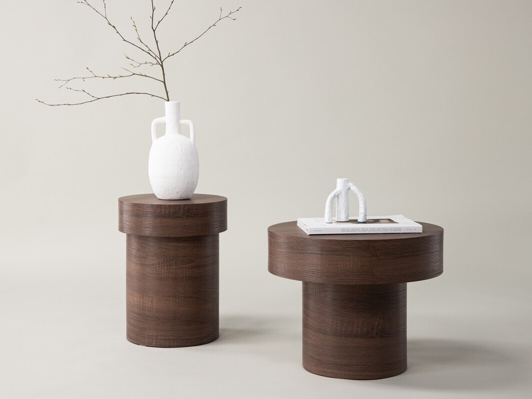 Mesa auxiliar Dallas 4517 (Marrón)