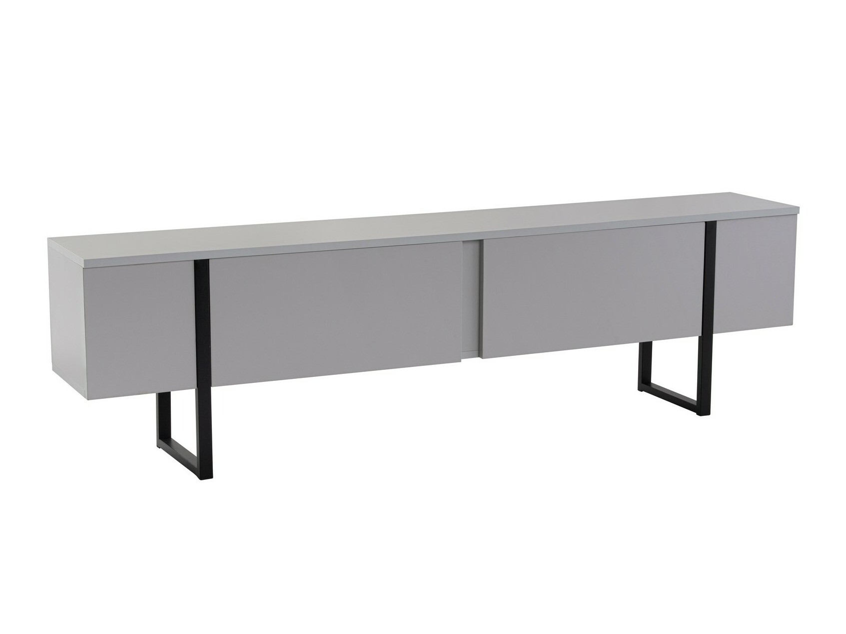 Mueble TV Novato 105 (Gris + Negro)
