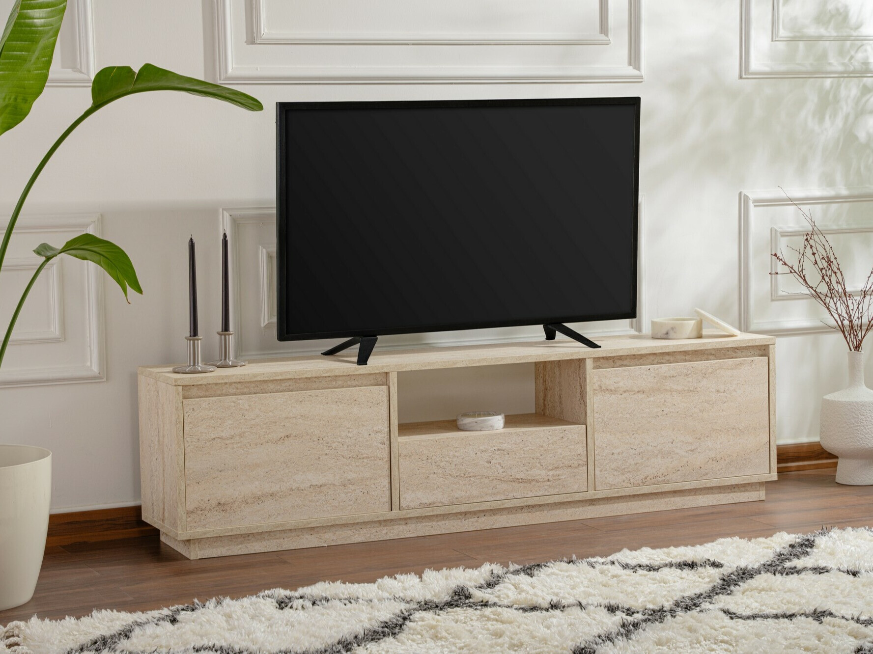 Mueble TV Novato 106 (Travertino claro)