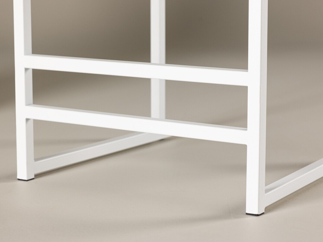 Silla de barra Dallas 4519 (Blanco + Beige)