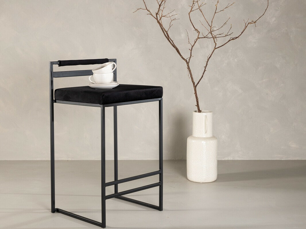 Taburete alto Dallas 4519 (Negro)