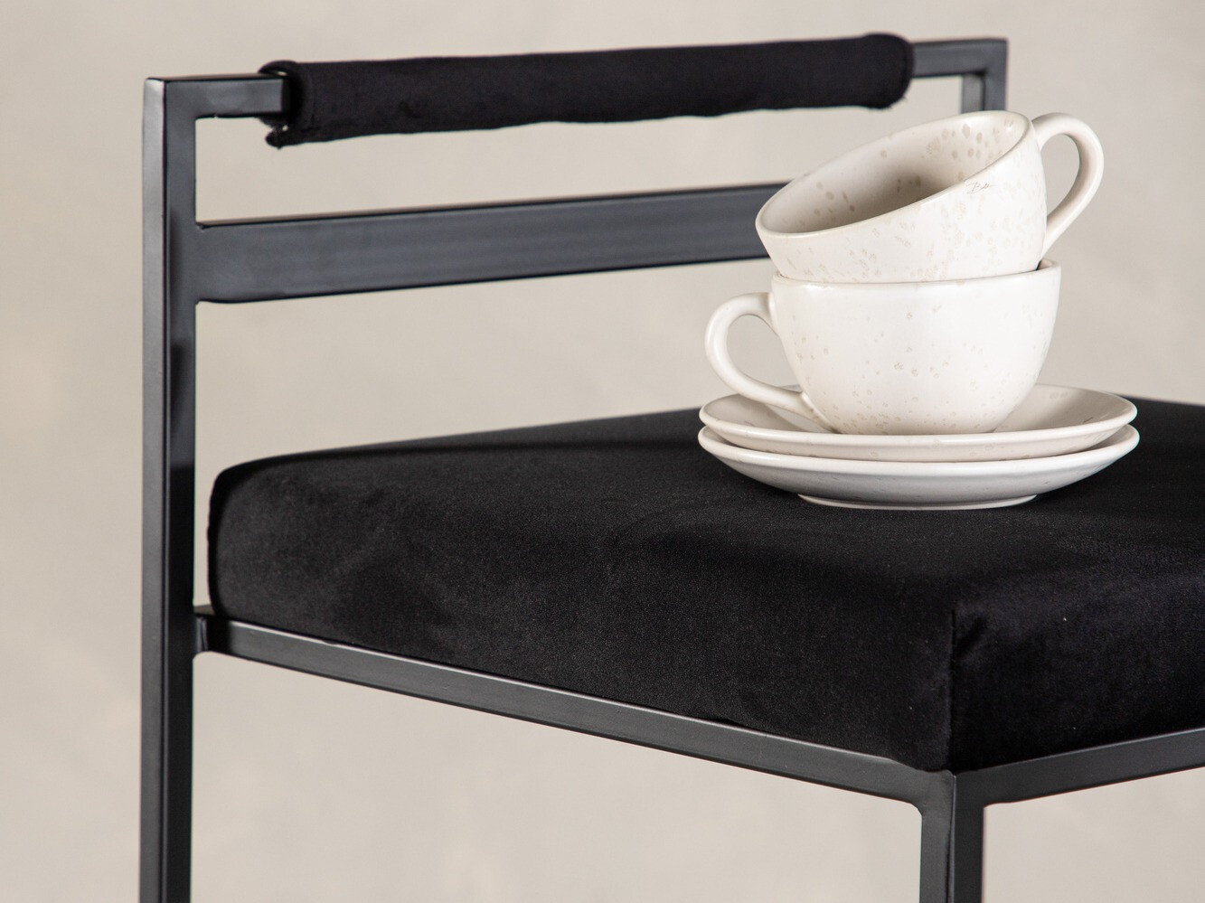 Taburete alto Dallas 4519 (Negro)