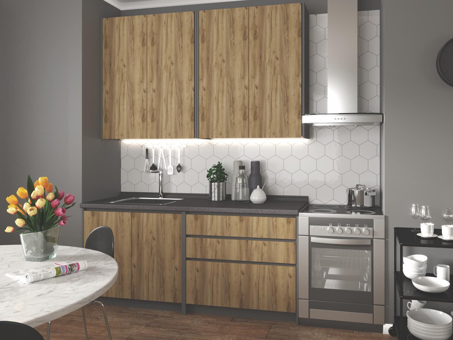 Conjunto de cocina Houston 1869