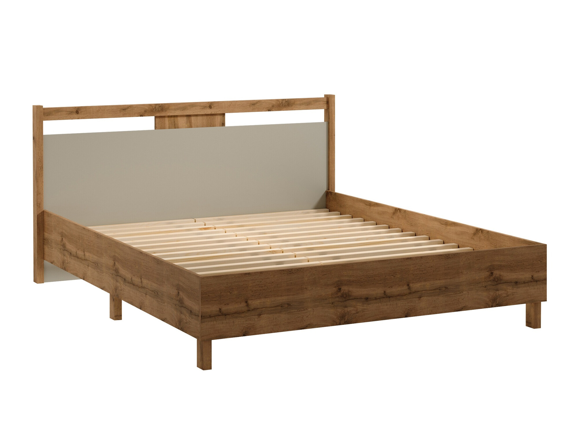 Cama Venmelu 106 (Roble wotan + Beige)