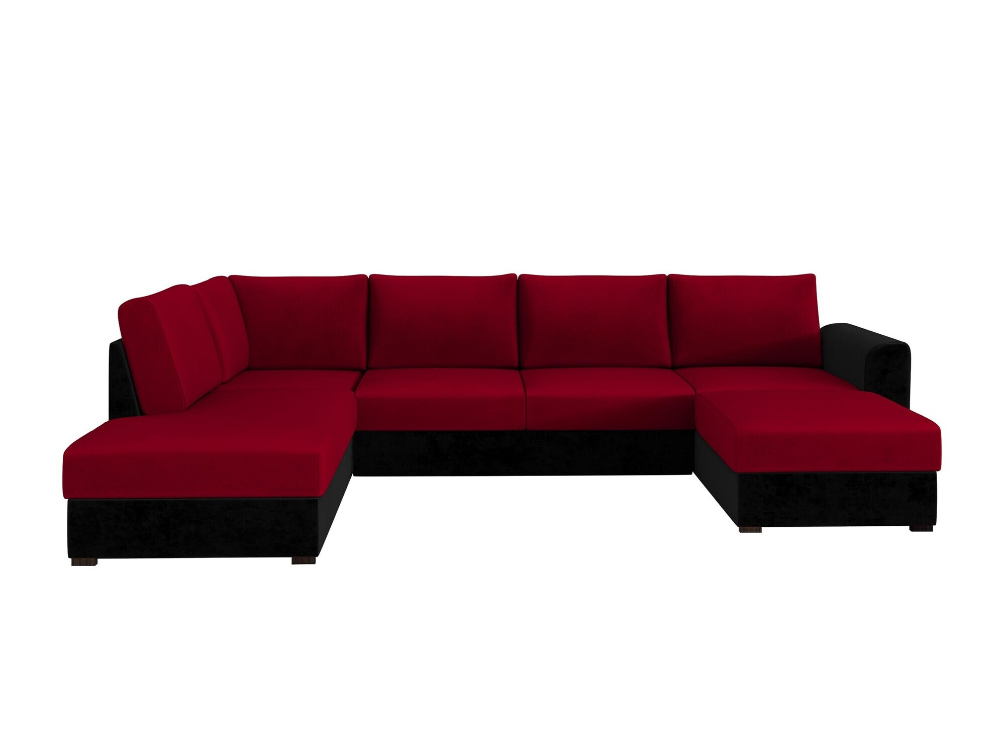 Sofá rinconero Comfivo Flumen (Magic Velvet 2219 + Venus Velvet 2926)