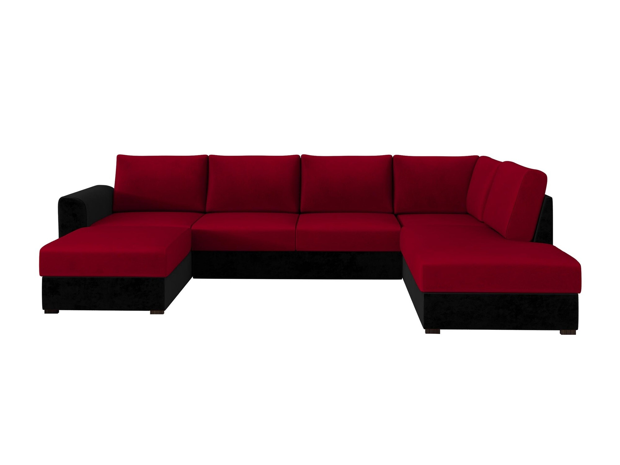 Sofá rinconero Comfivo Flumen (Magic Velvet 2219 + Venus Velvet 2926)