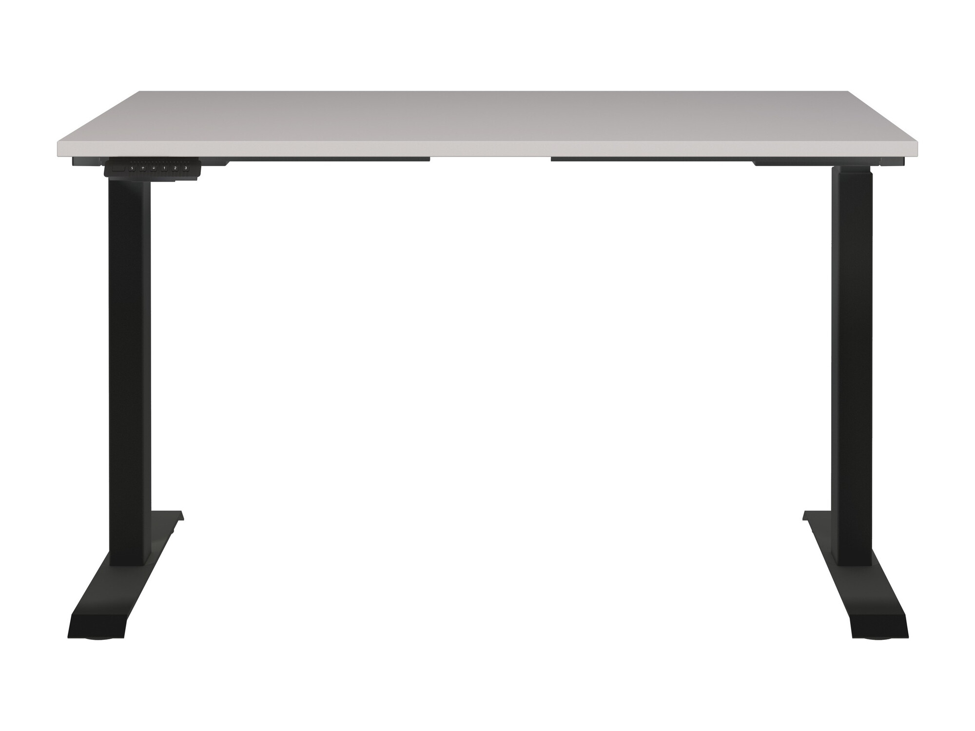 Escritorio de altura regulable Vesbeno 104 (Cachemira + Negro)