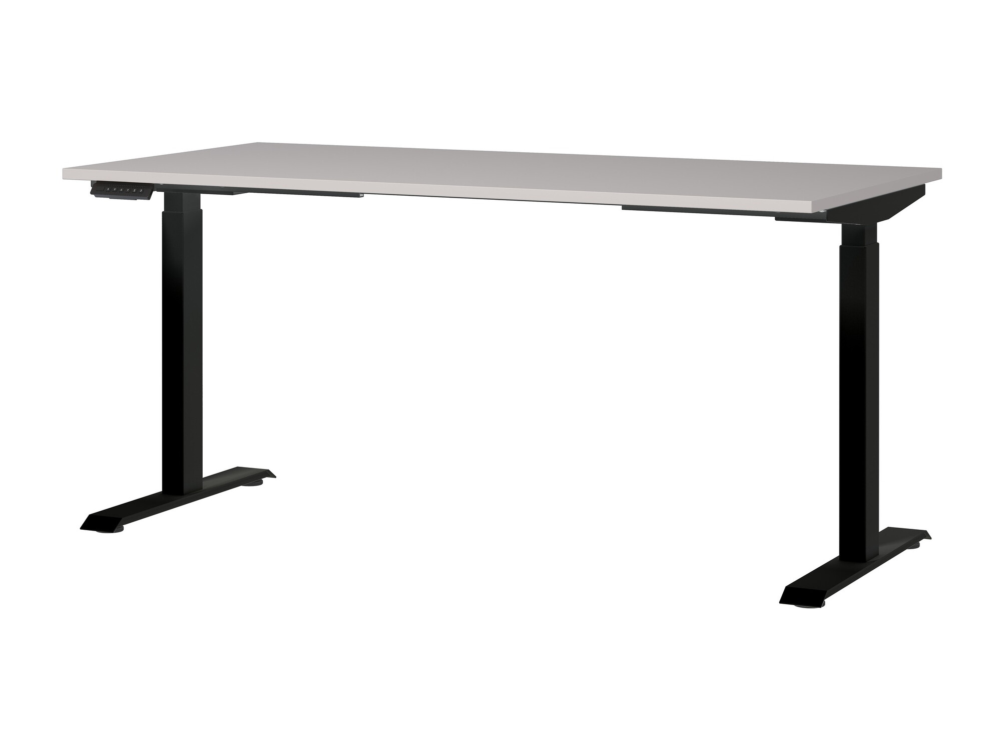 Escritorio de altura regulable Vesbeno 106 (Cachemira + Negro)