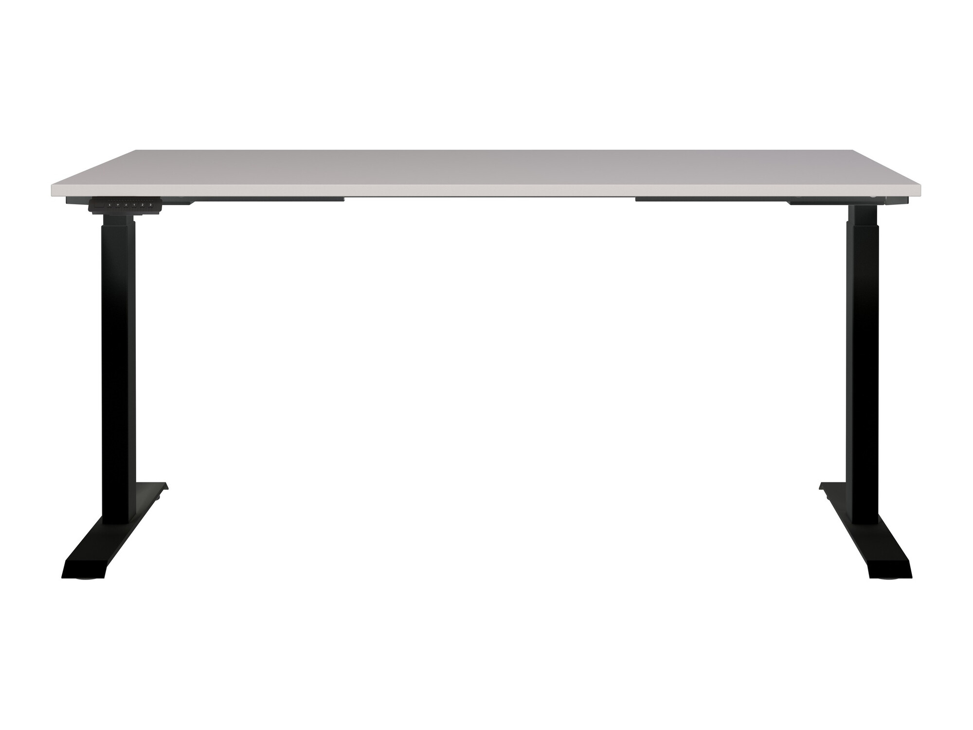 Escritorio de altura regulable Vesbeno 106 (Cachemira + Negro)