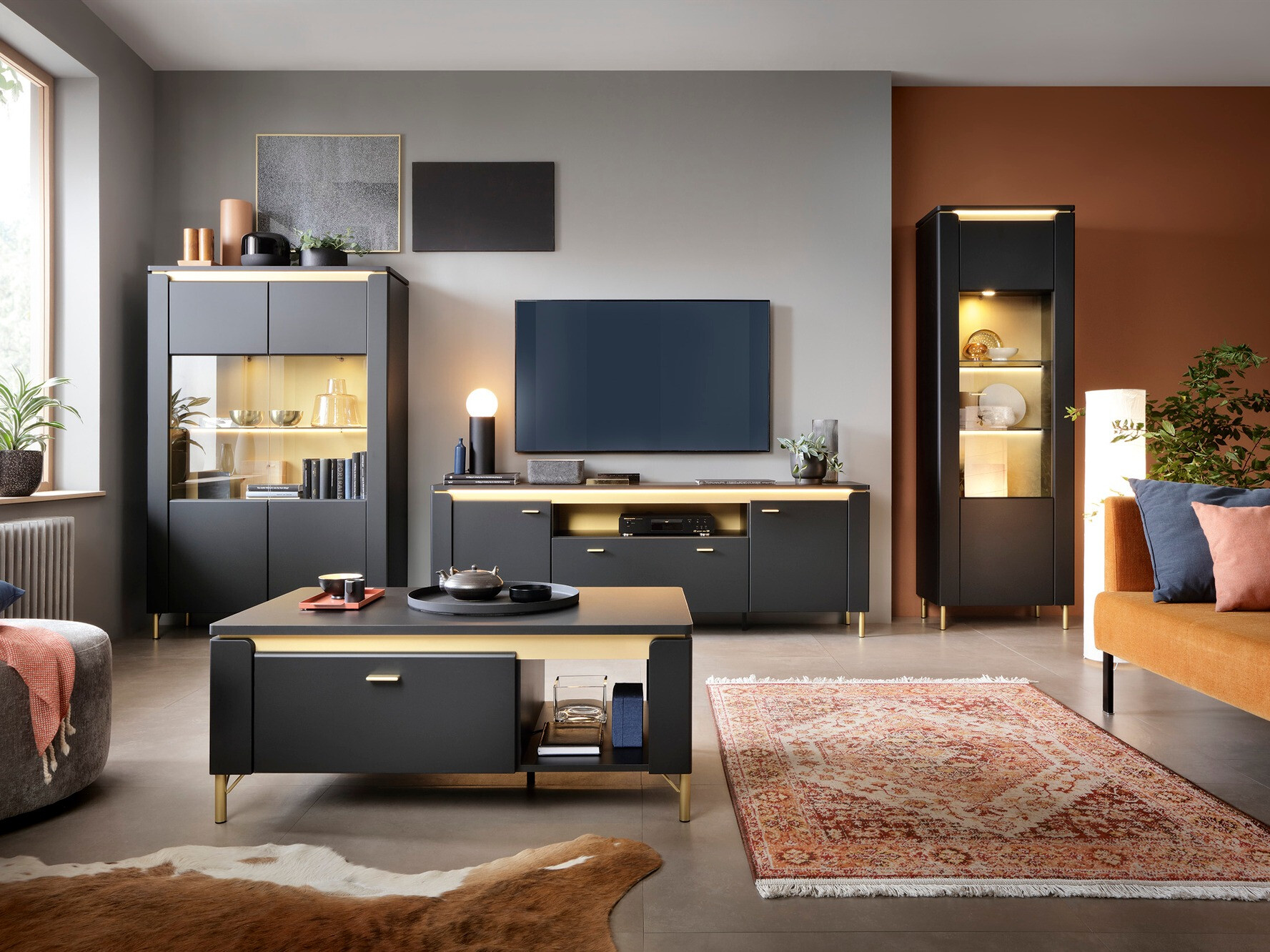 Estantería de pared Sorliru 107