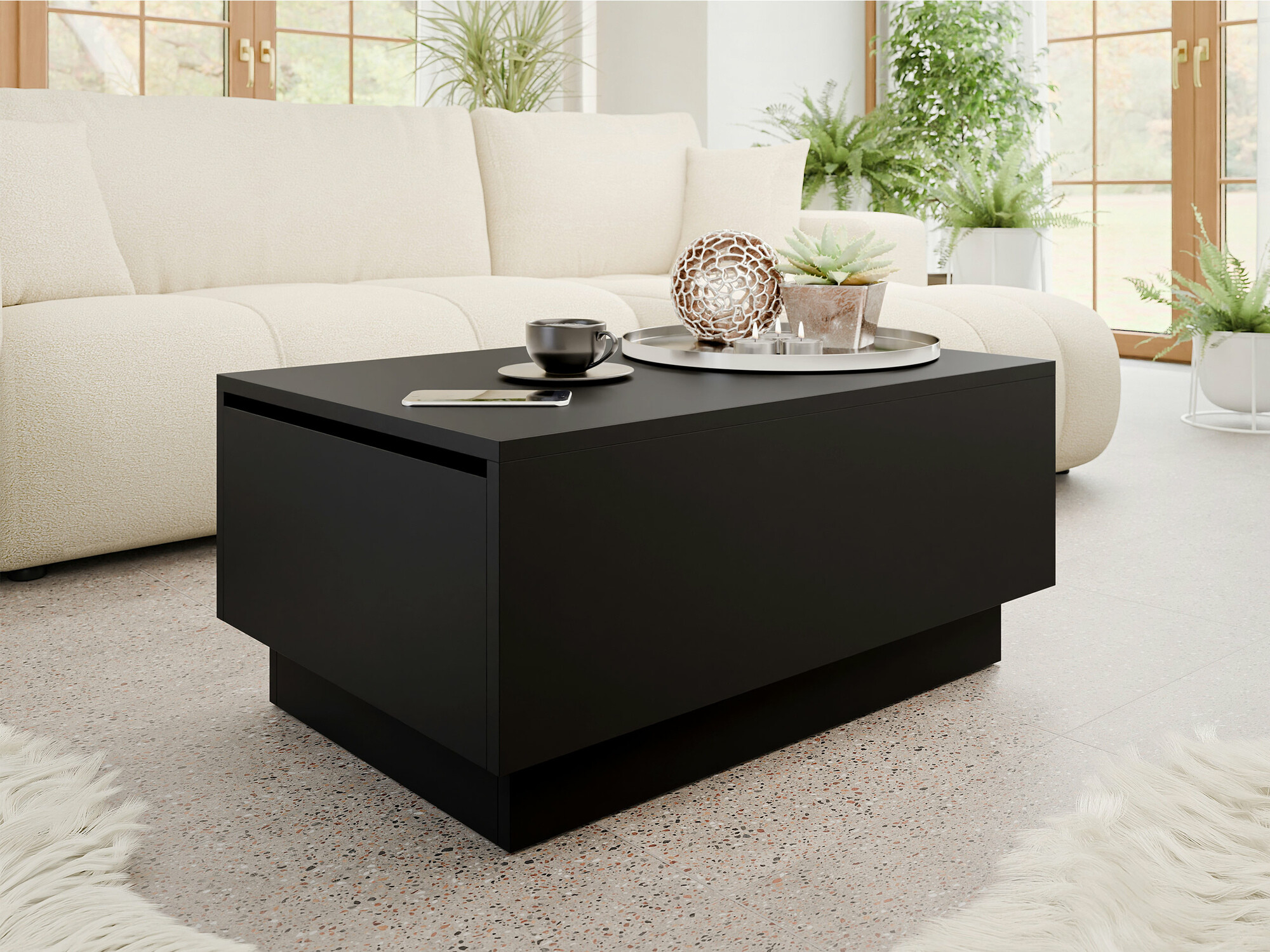 Mesa de centro Goodyear 134 (Negro)