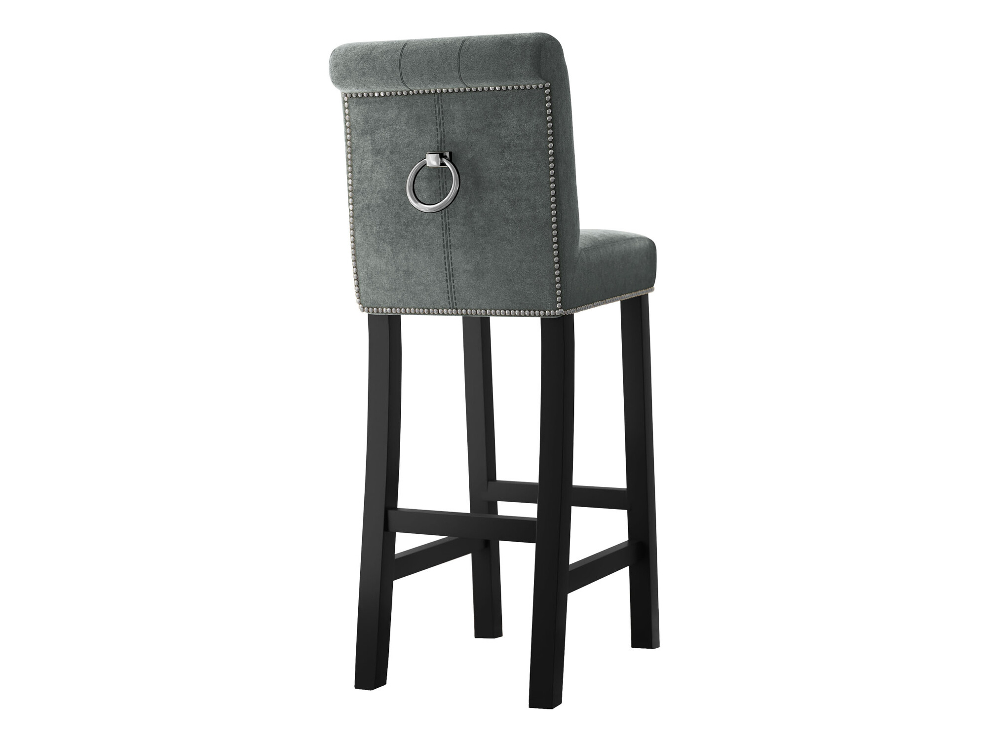 Silla de barra Jackson 100 (Negro + Magic Velvet 2217)