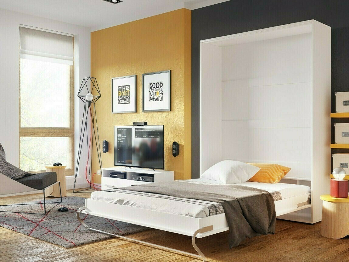 Cama plegable Concept Pro Lenart Levfere 108 (Blanco)