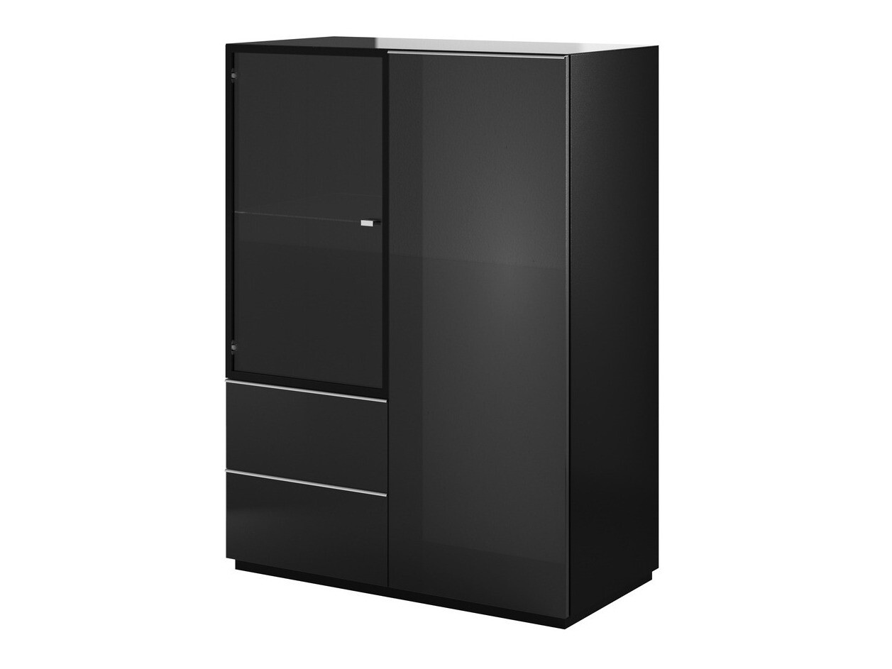 Cómoda Fervese 113 (Negro + Negro brillante)