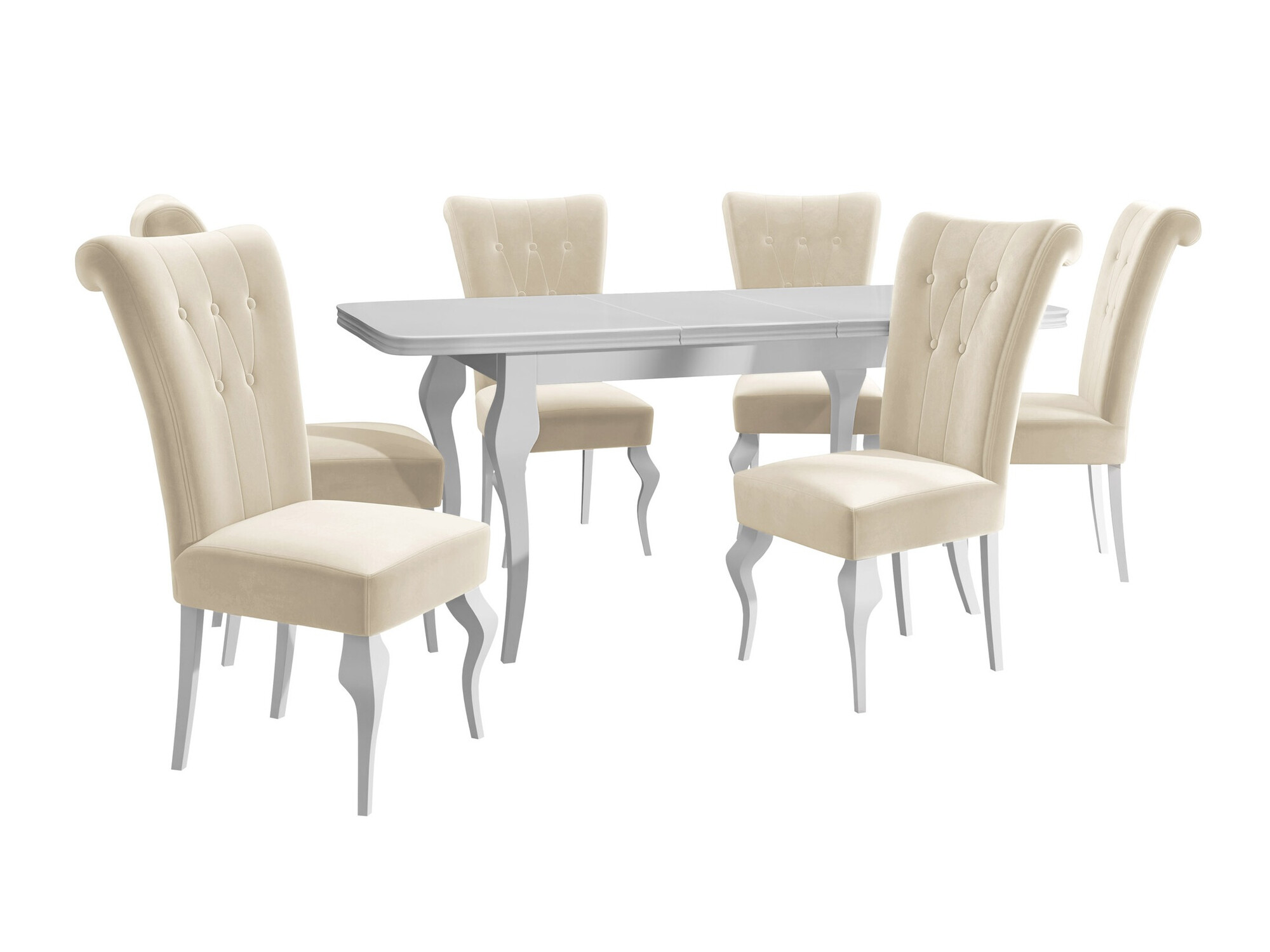 Conjunto de mesas y sillas para comedor Comfivo Gallina II (Magic Velvet 2250)