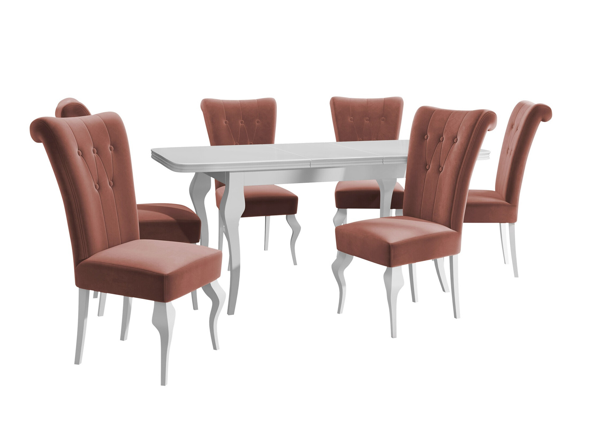 Conjunto de mesas y sillas para comedor Comfivo Gallina II (Magic Velvet 2258)