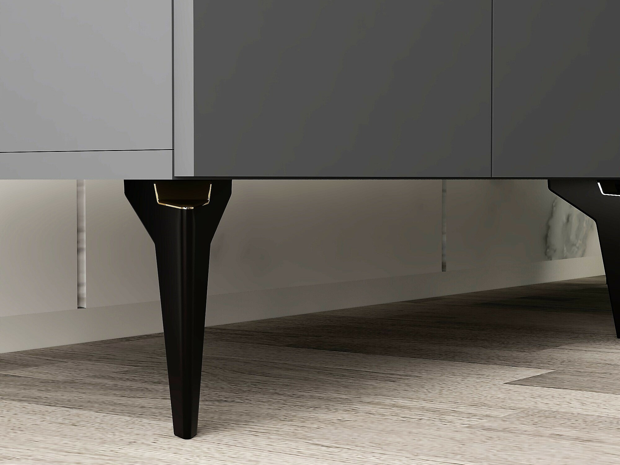 Aparador Kailua 2265 (Antracita + Dorado)