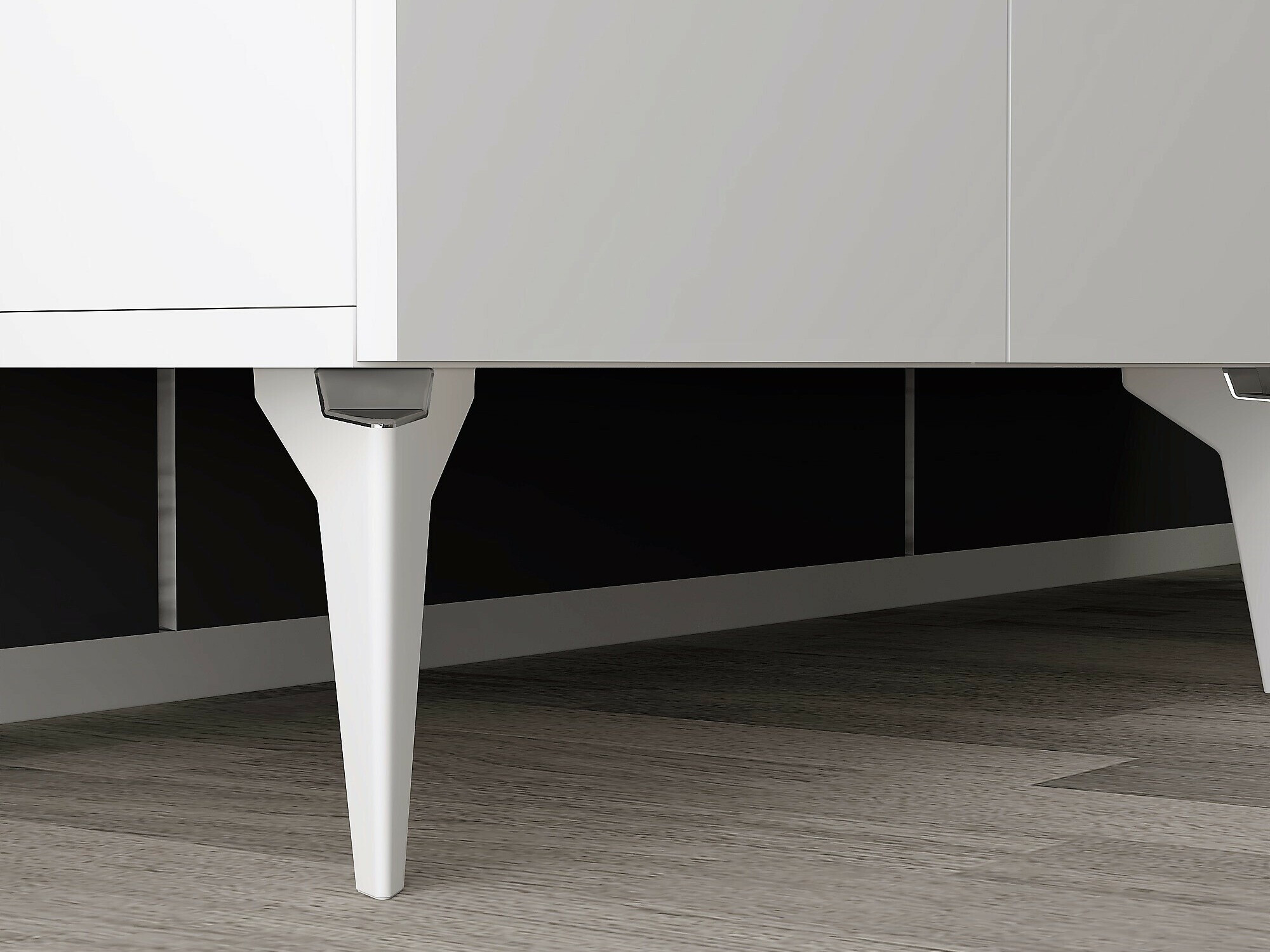 Aparador Kailua 2265 (Blanco + Plata)