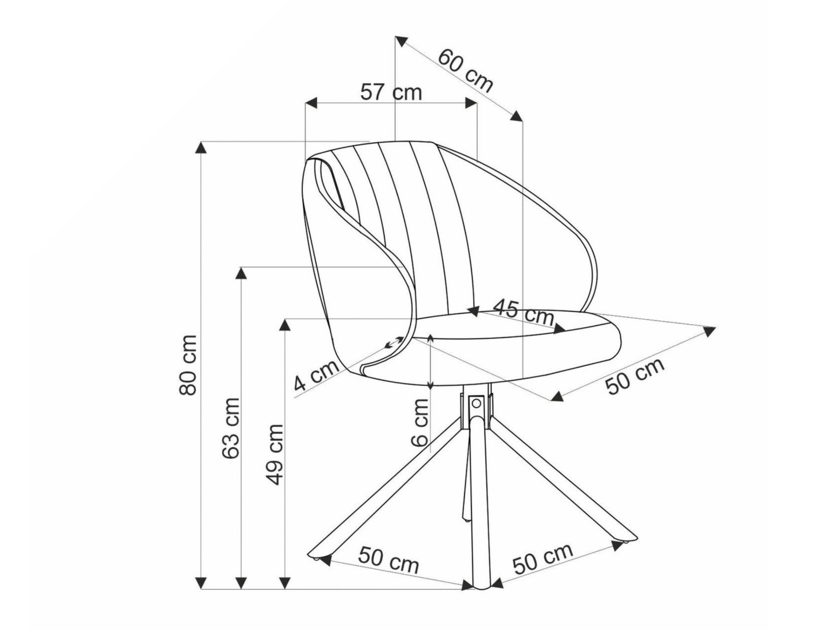 Silla Houston 1871 (Olivo claro)