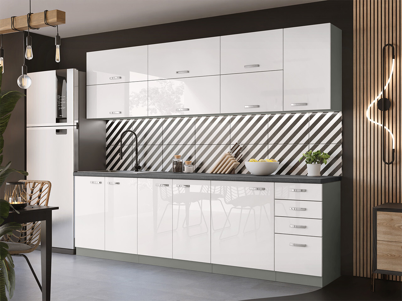 Armario modular con puertas. Multi White 121