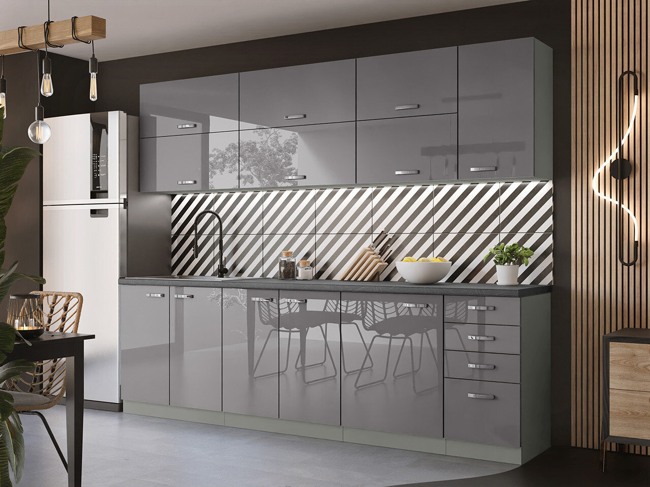 Mueble modular con cajones Multi Grey 105