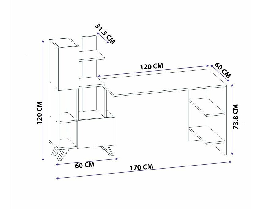 Mesa de oficina Kailua 2274