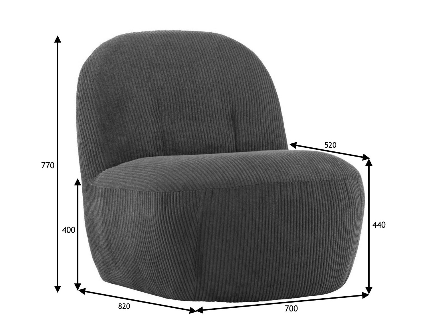 Sillón Dallas 4484 (Blanco)