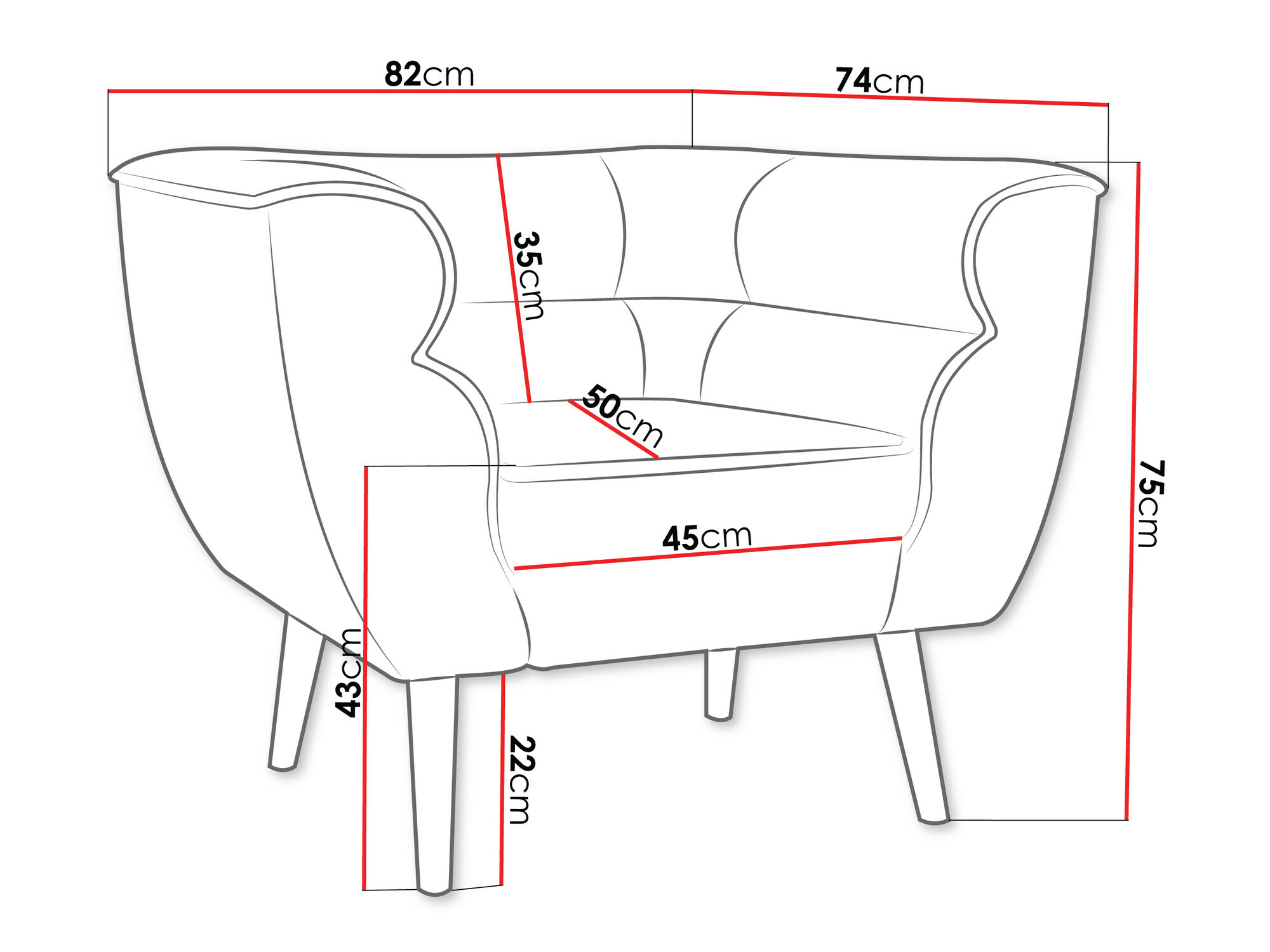 Sillón Glenview 102 (Kronos 14)