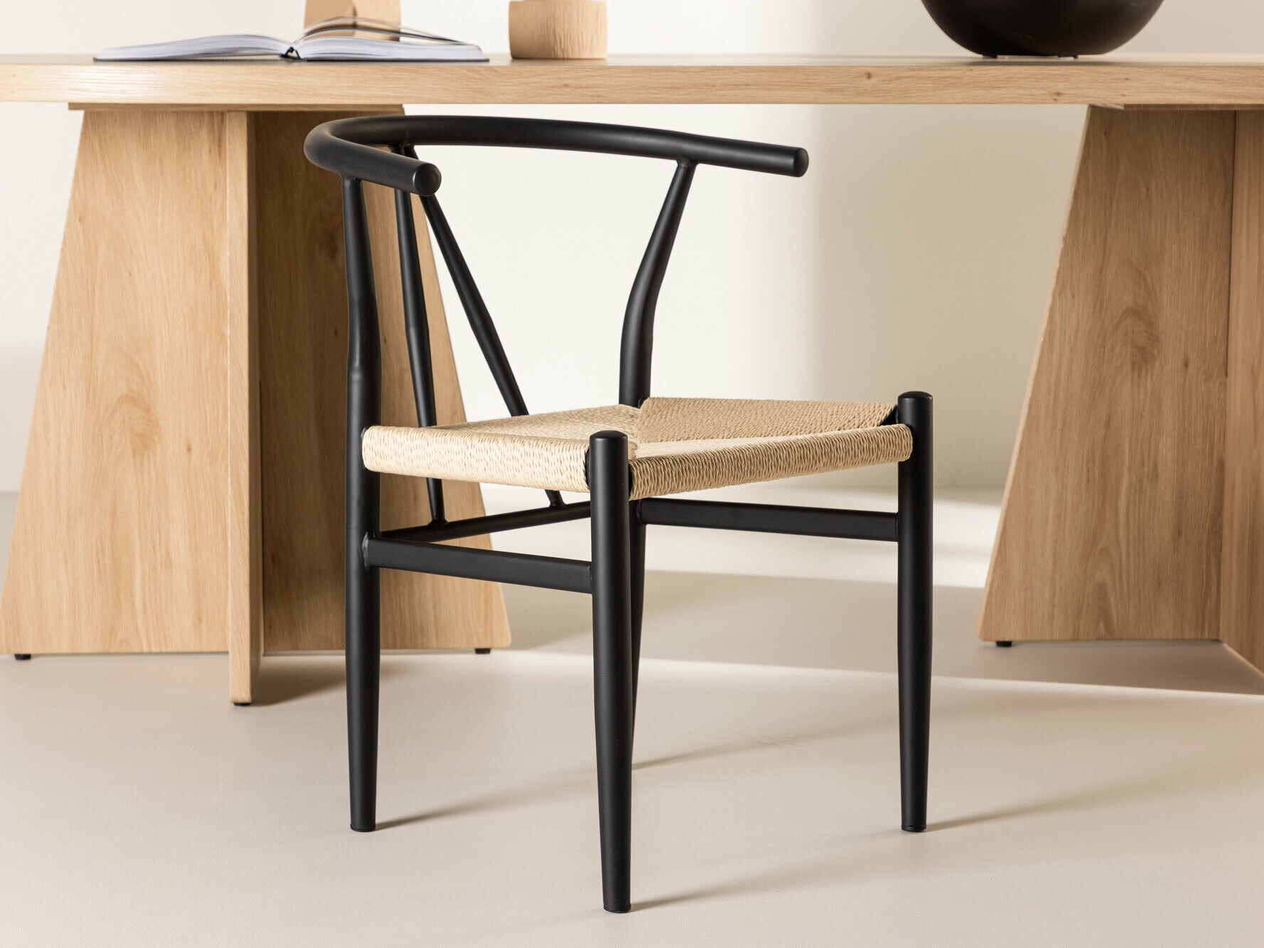 Silla Dallas 4525 (Negro + Beige)