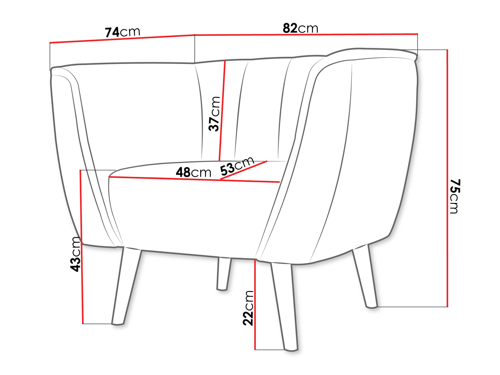 Sillón Glenview 105 (Kronos 27)