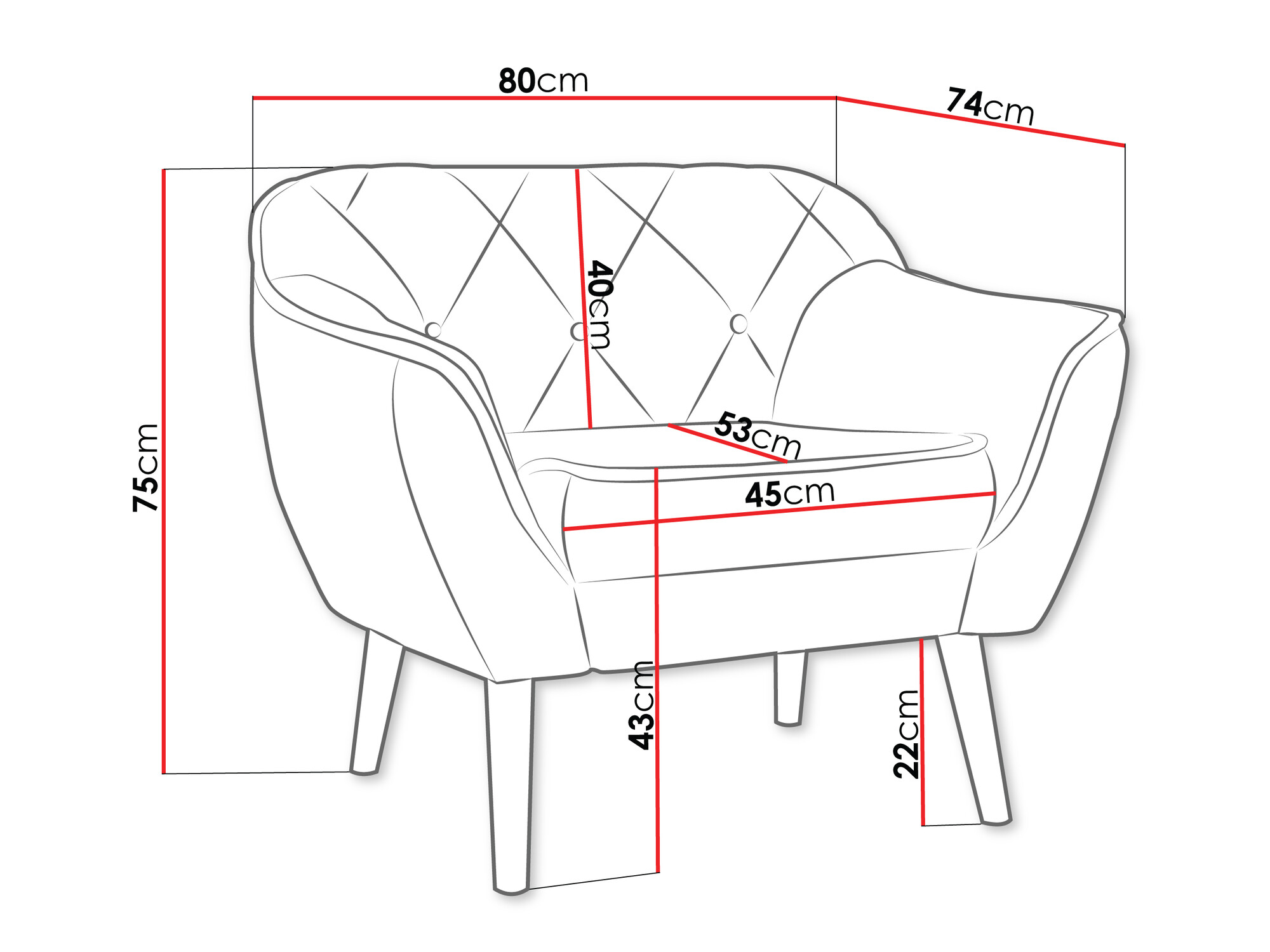 Sillón Glenview 108 (Paros 02)