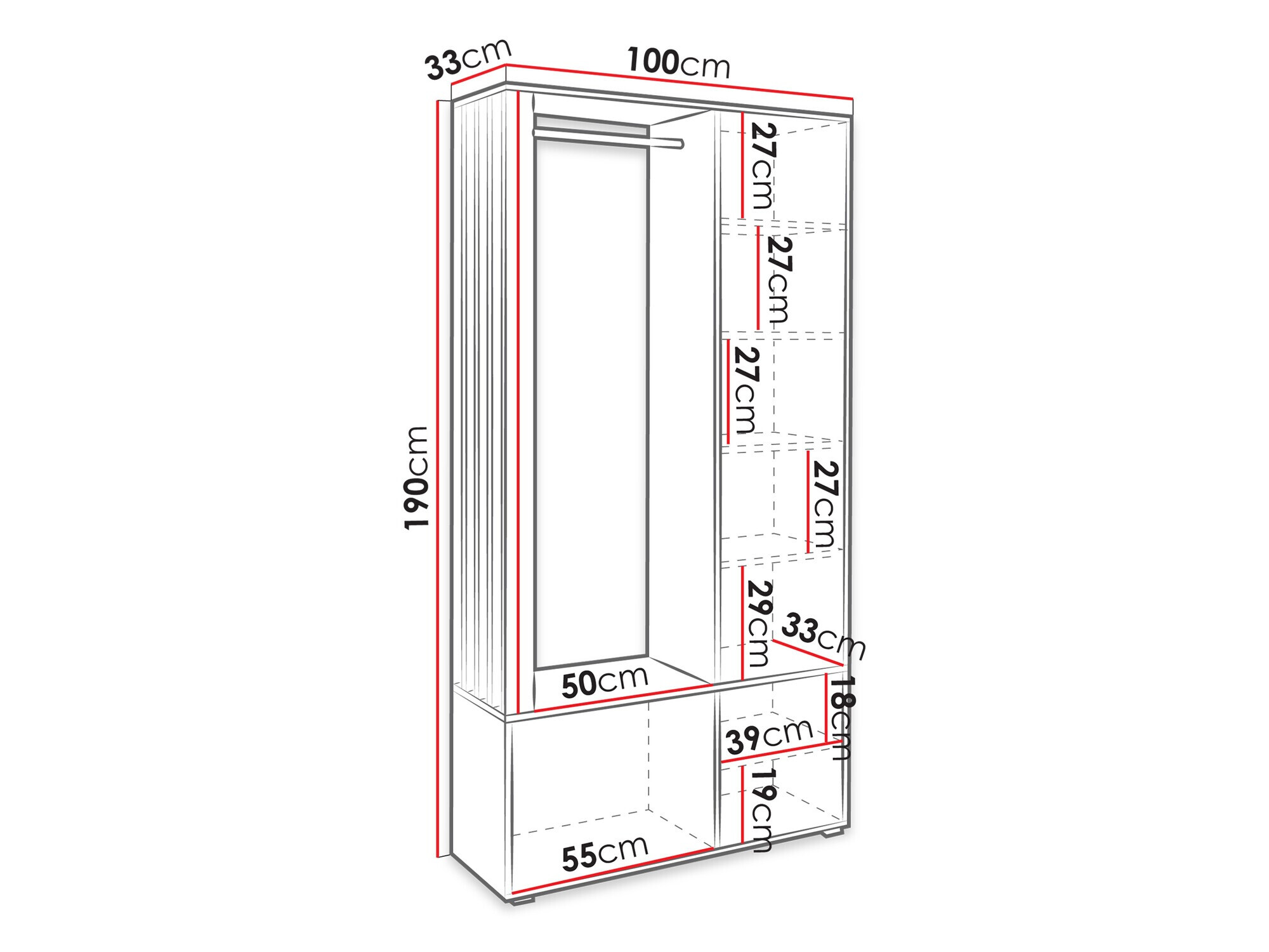 Conjunto para recibidor Vinea (Cachemira)